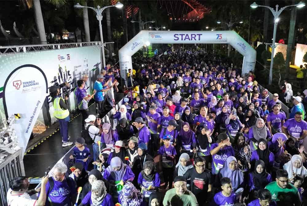 TNB Energy Night Walk & Run dapat sambutan luar biasa.