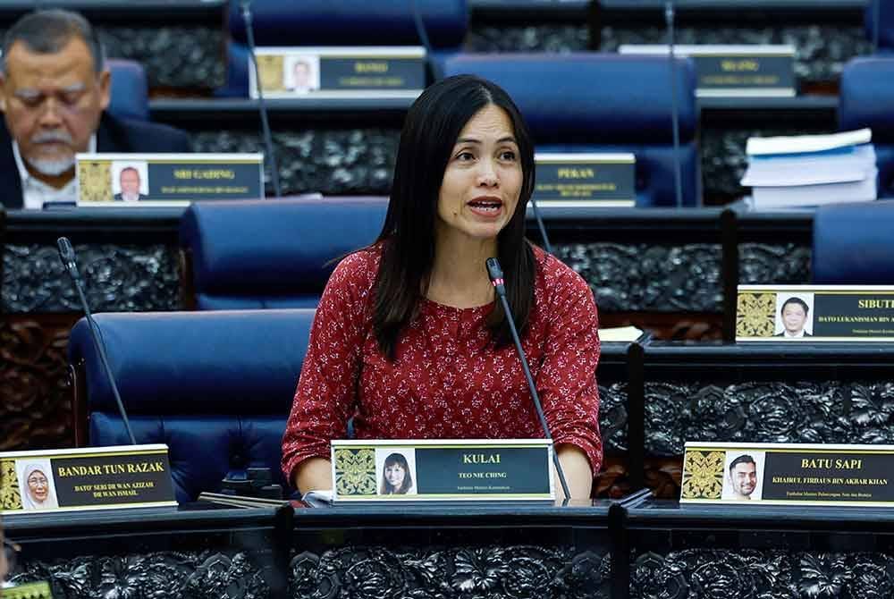 Nie Ching ketika sesi Waktu Pertanyaan-Pertanyaan Menteri sempena Sidang Dewan Rakyat pada Isnin. Foto Bernama