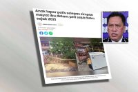 Polis menemui mayat seorang wanita yang disimpan dalam peti sejuk beku selepas dipercayai dibunuh oleh anaknya sejak 2021 di sebuah rumah di Jalan Klang Lama di sini pada 12 November lalu. Gambar kecil: Rusdi