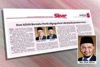 Laporan Sinar Harian pada Selasa.