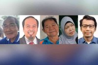 Gambar dari kiri: Nasharuddin, Ahmed Razman, Ngai Yong Kong, Zuraidah, Erhan