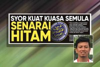 Laporan muka hadapan Sinar Harian mengenai syor kuat kuasa semula senarai hitam bagi peminjam PTPTN. Gambar kecil: Muhammad Amir.