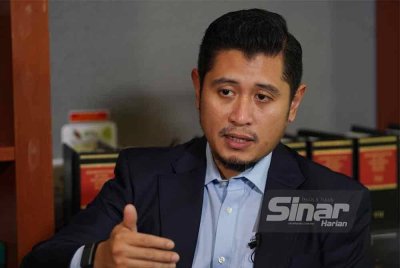 Muhammad Hilman pada program Interviu bersama Sinar Harian di bangunan Dewan Undangan Negeri Selangor. Foto SINAR HARIAN-ROSLI TALIB