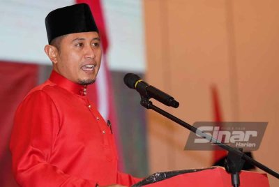 Muhammad Hilman di Majlis Perasmian Perhimpunan Agung Tahunan Sayap Bersatu, pada Jumaat. Foto Sinar Harian/ROSLI TALIB