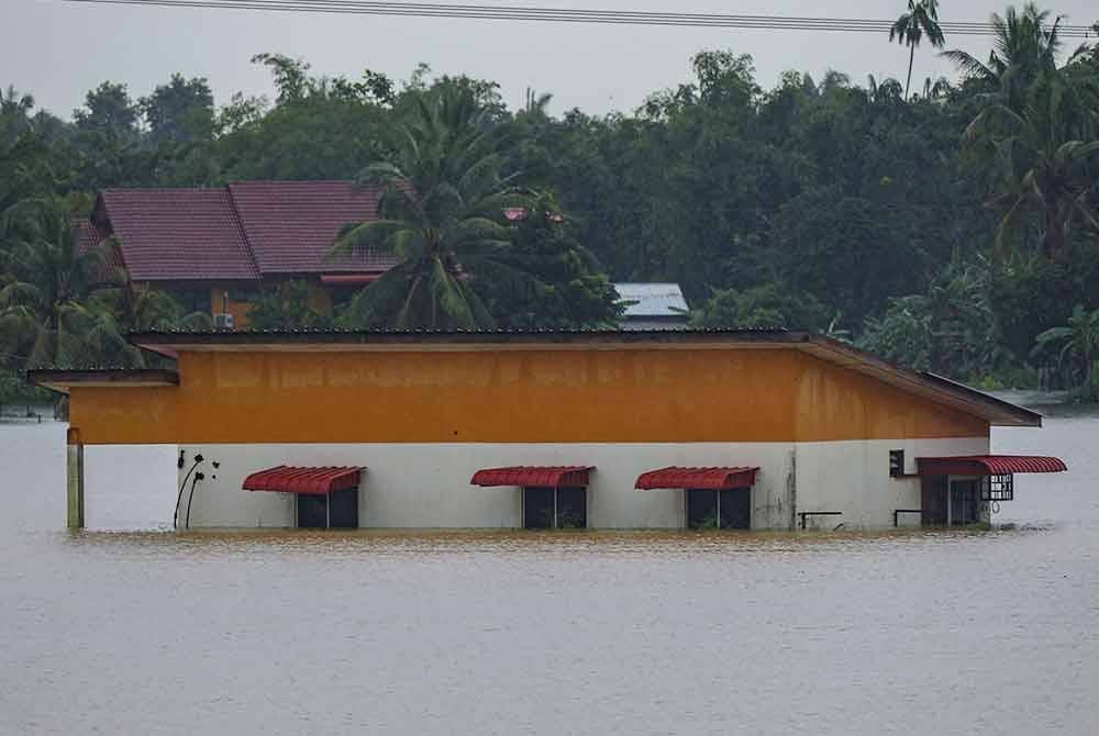 Keadaan banjir di Kelantan. Foto Bernama