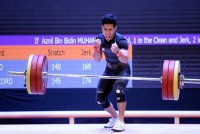 Aznil beraksi dalam kategori 67kg bagi memburu emas Sukan Komanwel Glasgow 2026. Foto Agensi