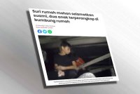 Laporan Sinar Harian pada Sabtu.