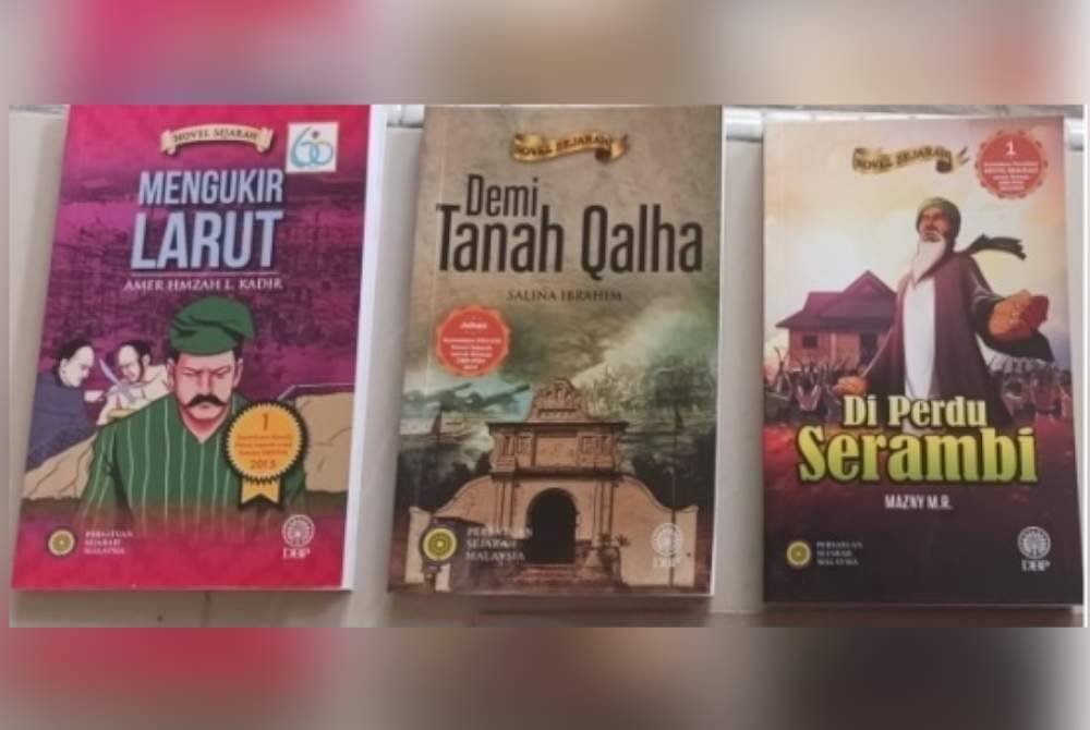 Novel sejarah yang mendapat johan setiap siri sayembara.