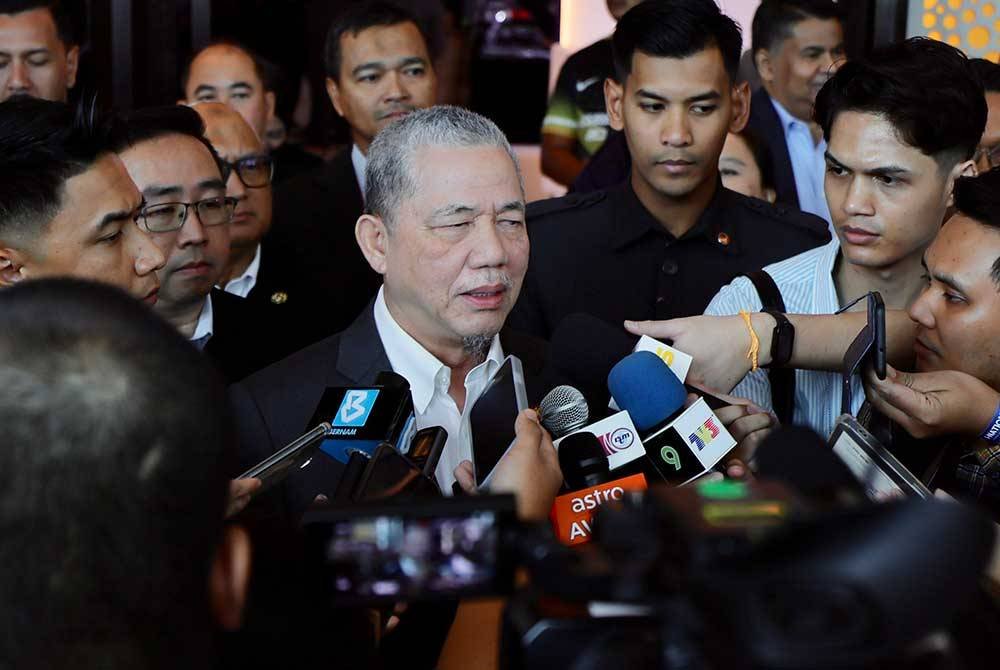 Fadillah menjawab soalan media selepas merasmikan majlis i-Nation Global Summit 2024 di Connextion Converence & event centre Bangsar South, pada Isnin. Foto Bernama