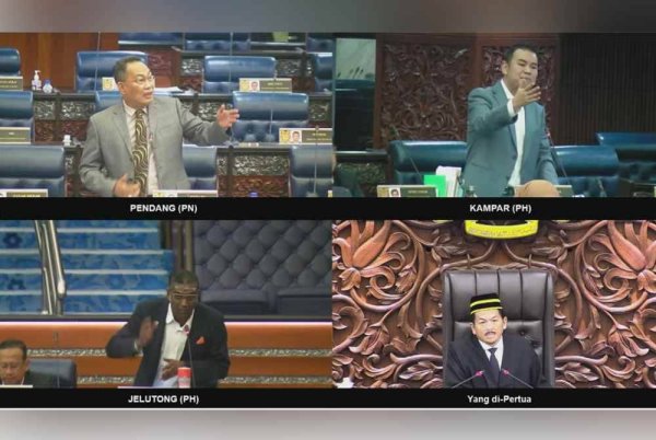 Persidangan Dewan Rakyat pada pagi Isnin kecoh gara-gara Datuk Awang Hashim (PN-Pendang) berpantun menyindir DAP sewaktu sesi pertanyaan.