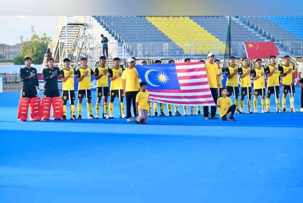 Young Tigers akan berdepan pasukan pilihan India di pentas separuh akhir Piala Remaja Asia 2024. Foto Malaysian Hockey Confederation