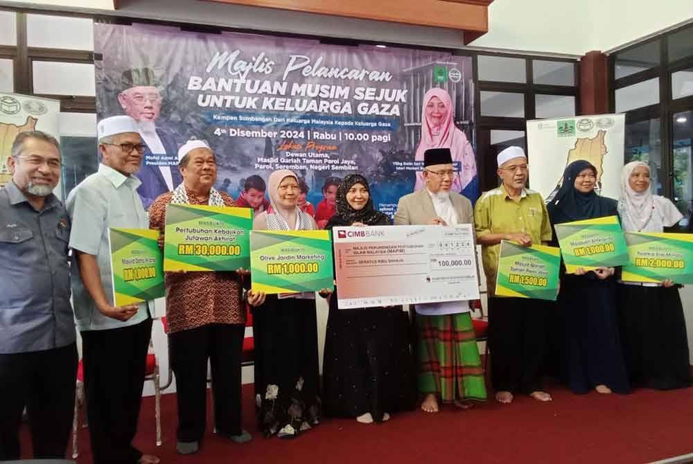 Majlis pelancaran Bantuan Musim Sejuk Untuk Keluarga Gaza oleh MAPIM.