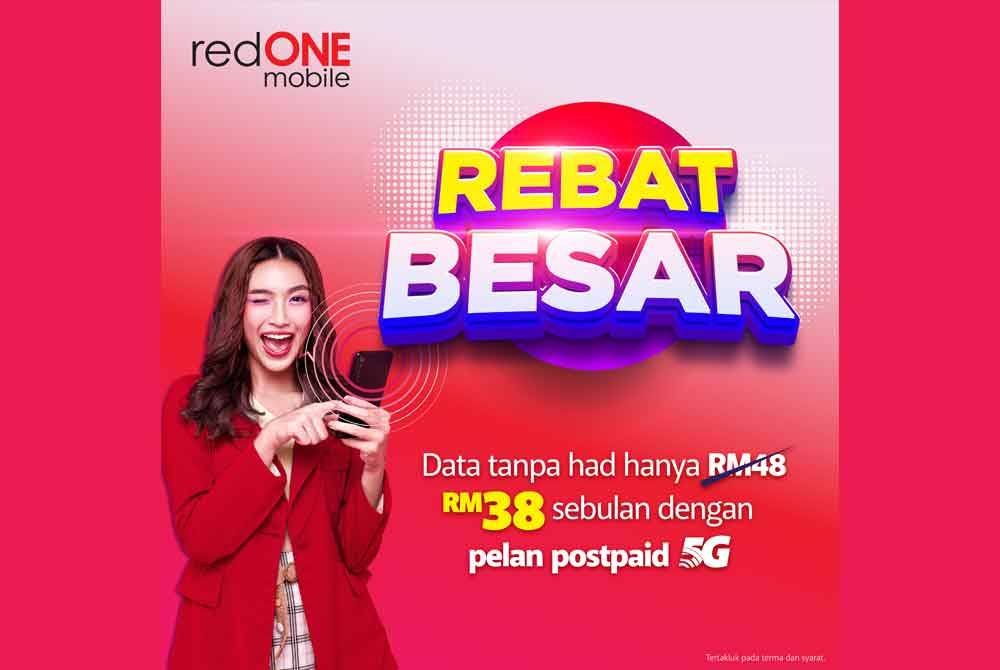 redONE Mobile tawar promosi rebat akhir tahun dengan internet 5G