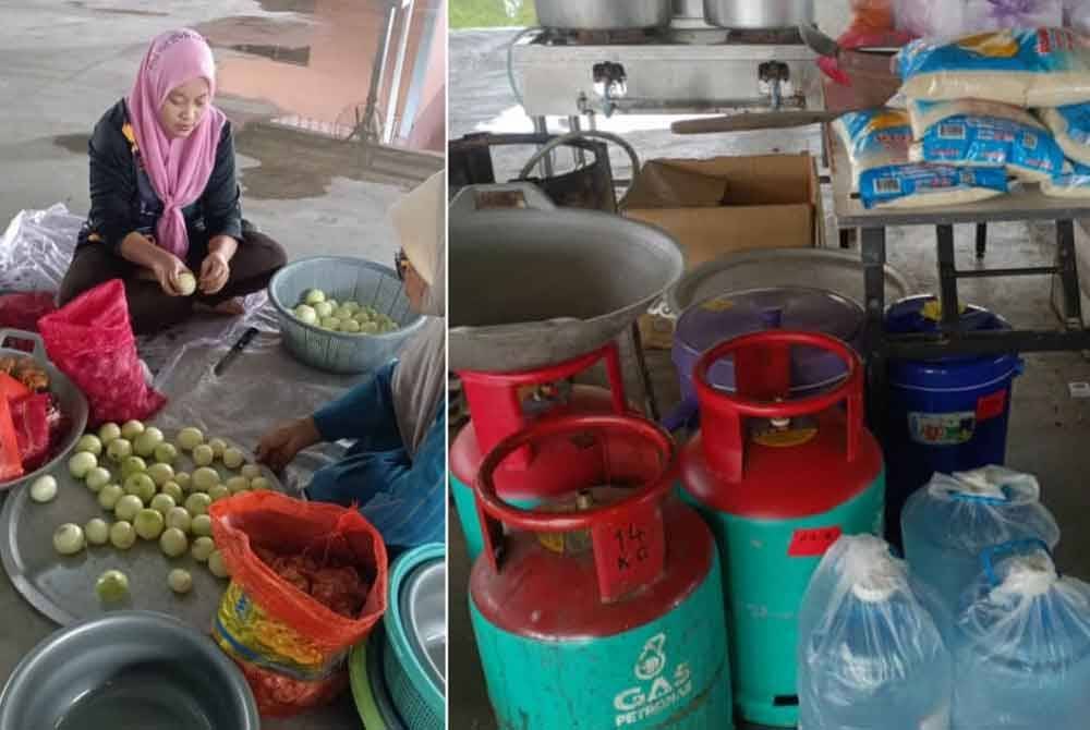 Hanya tiga orang tampil membantu Persatuan Pembangunan dan Kebajikan Rakyat Mukim Kandis Bachok (PERAPAT) untuk menyediakan masakan kepada mangsa pasca banjir.