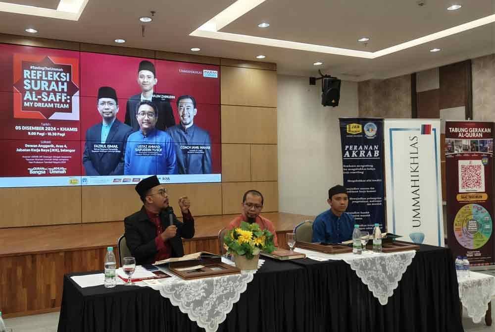 Program Refleksi Surah Al-Saff: My Dream Team anjuran Akrab JKR Selangor bersama WUIF di ibu pejabat JKR Selangor pada Khamis.