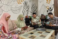 Quran Corner ditempatkan di setiap bahagian di ibu pejabat JKR Selangor.