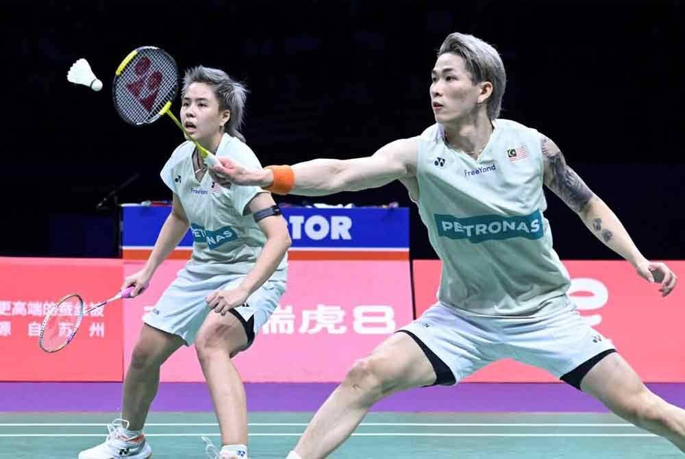 Tang Jie (kanan) dan Ee Wei perlu mengekalkan prestasi yang konsisten dalam latihan serta pertandingan. Foto Agensi.