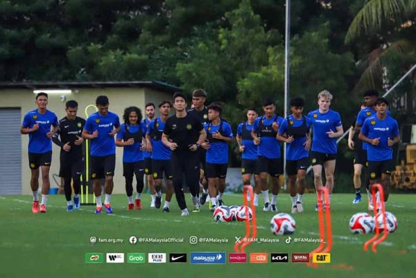 Pemain-pemain Harimau Malaya yang bakal mengalas cabaran negara dalam saingan Piala ASEAN yang menyingkap 8 Disember ini. Foto: Persatuan Bolasepak Malaysia.