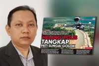 Zaki (kiri) berkata kejayaan penggunaan dron dalam membantu pihak berkuasa mencekup PATI menyeberang Sungai Golok perlu diperluas khususnya di kawasan kritikal atau titik buta.