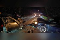 Tujuh individu cedera dalam kemalangan melibatkan dua kenderaan di Jalan Seelong-Ulu Tebrau, Kulai pada Sabtu. Foto IPD Kulai