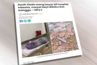 Laporan Sinar Harian pada Rabu.