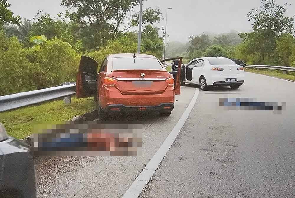 Dua penjenayah dikehendaki polis mati dalam kejadian berbalas tembakan di Tanjung Malim pada Khamis.