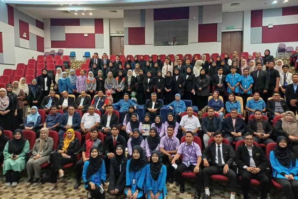 Antara yang hadir majlis penutupan Program Kem Angkatan Mahasiswa Antirasuah (AMAR) Institusi Pengajian Tinggi Zon Timur 2024 di Auditorium Akademi Maritim Sultan Ahmad Shah (AMSAS) pada Sabtu.