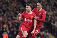 Jota meledak jaringan penyamaan Liverpool ketika mengikat Fulham di Anfield. Foto Agensi