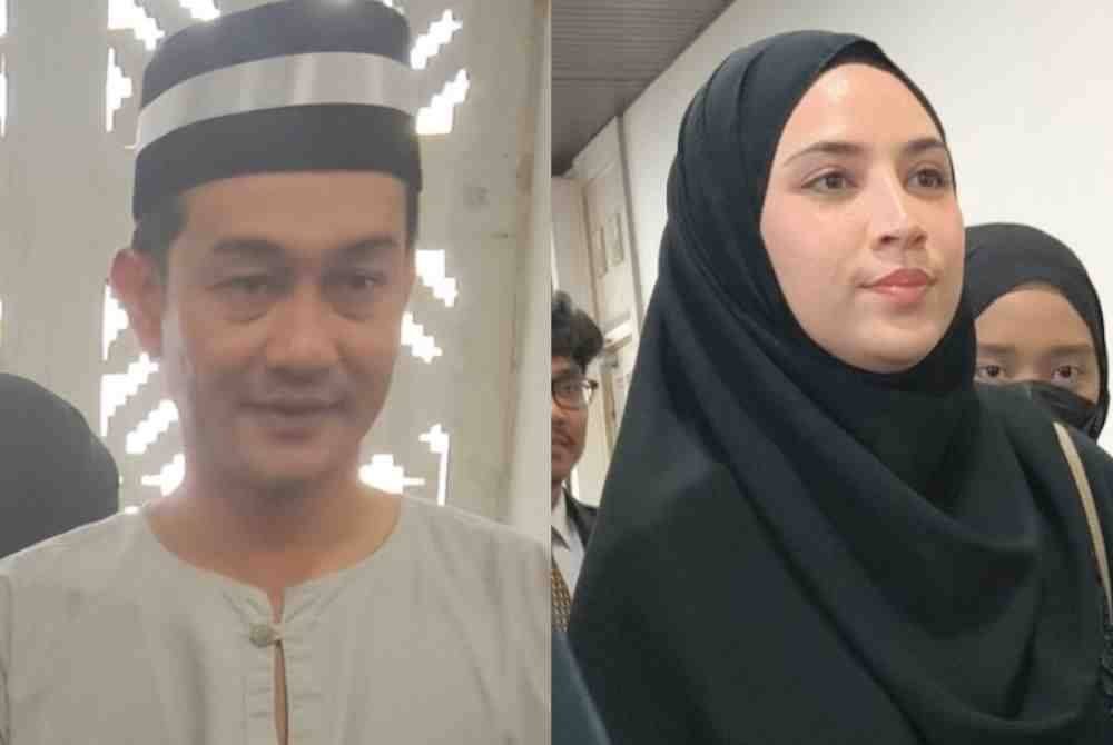 Farid dan Diana hadir ke Mahkamah Rendah Syariah Wilayah Persekutuan Kuala Lumpur pada Isnin bagi prosiding permohonan cerai.