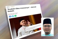 AMK Johor menyelar kenyataan Ketua Pemuda UMNO yang dilihat cuba menggugat kestabilan politik di dalam Kerajaan Perpaduan. Gambar kecil: Faezuddin