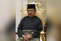 Musa pada Istiadat Pengurniaan Surat Cara Pelantikan Yang di-Pertua Negeri Sabah di Istana Negara pada Selasa. Foto Bernama