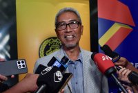 Mohd Yusoff Mahadi ditemui pemberita pada Majlis Pengumuman Jalinan Kerjasama antara FAM dan Konami eFootball hari ini. Foto Bernama