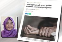 Laporan Sinar Harian berhubung penjaga rumah anak yatim ditahan kes rogol penghuni. (Gambar kecil: Khairin-Nisa)