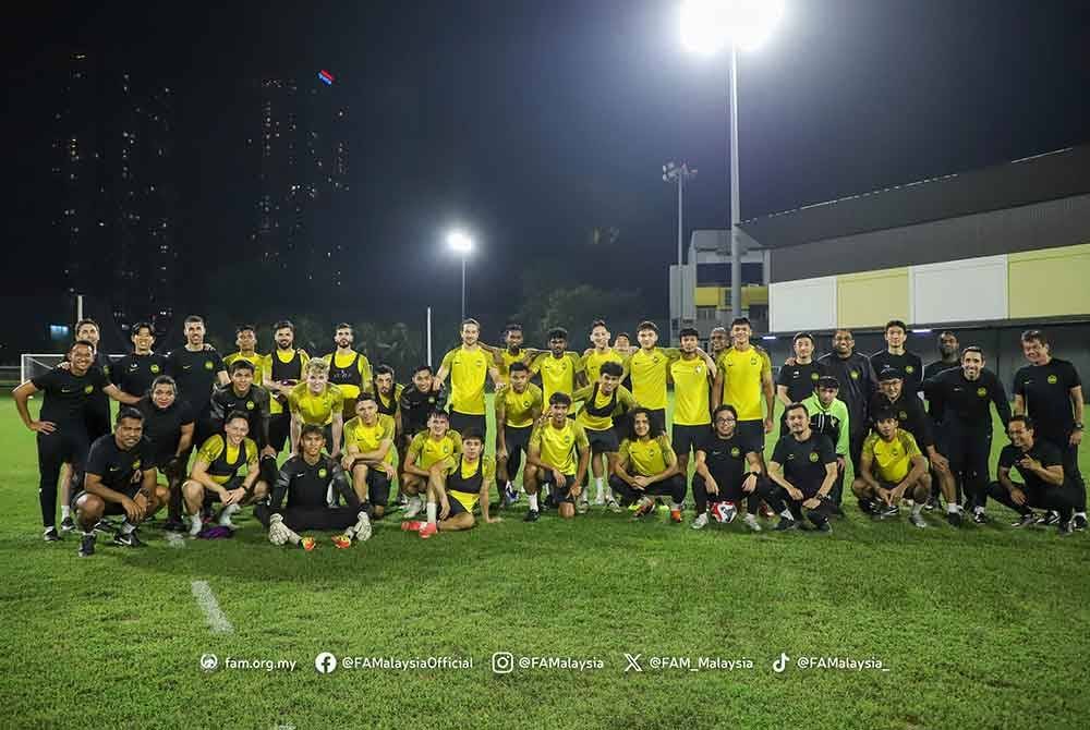 Anak buah Pau Marti sudah bersedia berdepan Singapura dalam aksi Kumpulan A Piala ASEAN di Stadium Nasional Bukit Jalil pada Jumaat. Foto: Football Association of Malaysia