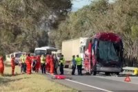 Seorang pemandu bas maut manakala 13 penumpang cedera dalam kemalangan di lebuh raya utama menghubungkan Sydney dan Melbourne - Foto: Agensi