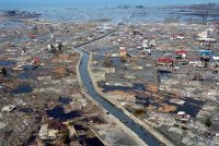 Impak tsunami Sumatera, Indonesia pada 2004 menyebabkan ratusan ribu manusia hilang nyawa. Foto Agensi