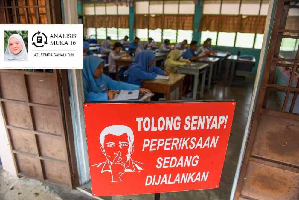 Trend beberapa orang cikgu memuat naik video memaparkan kertas soalan peperiksaan yang dibiarkan kosong tanpa dijawab oleh murid atau tertera jawapan lucu dan merepek, mendapat perhatian pelbagai pihak - Gambar hiasan