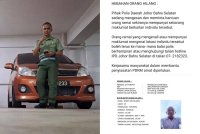 Dodit sepatutnya melapor diri pada 16 Disember lalu tetapi pihak kem tentera memaklumkan dia gagal hadir.