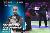 Thamaraj melakar sejarah tersendiri bergelar juara dunia dalam Kejohanan Pencak Silat Dunia di Emiriah Arab Bersatu (UAE) pada Ahad.