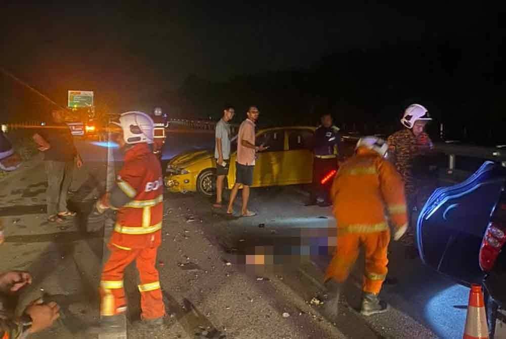 Ibu & Anak Dua Tahun Meninggal Nahas Kereta Bertembung Di  Lebuhraya Pantai Barat