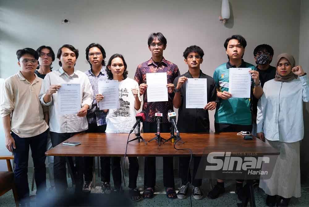 Adam (empat dari kanan) pada sidang akhbar Haram yang diadakan di Petaling Jaya pada Khamis. FOTO SINAR HARIAN - MOHD HALIM ABDUL WAHID