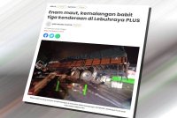 Laporan Sinar Harian berhubung nahas.