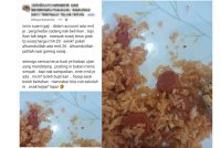 Luahan seorang wanita menggunakan baki wang yang ada untuk mengisi perut anak-anak dengan menyediakan nasi goreng sosej sementara menunggu suaminya gaji dua hari lagi.