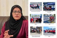 Nolee Ashilin. Srikandi Bersatu telah membuat laporan polis secara serentak di setiap negeri di seluruh negara pada jam 10 pagi pada Ahad.