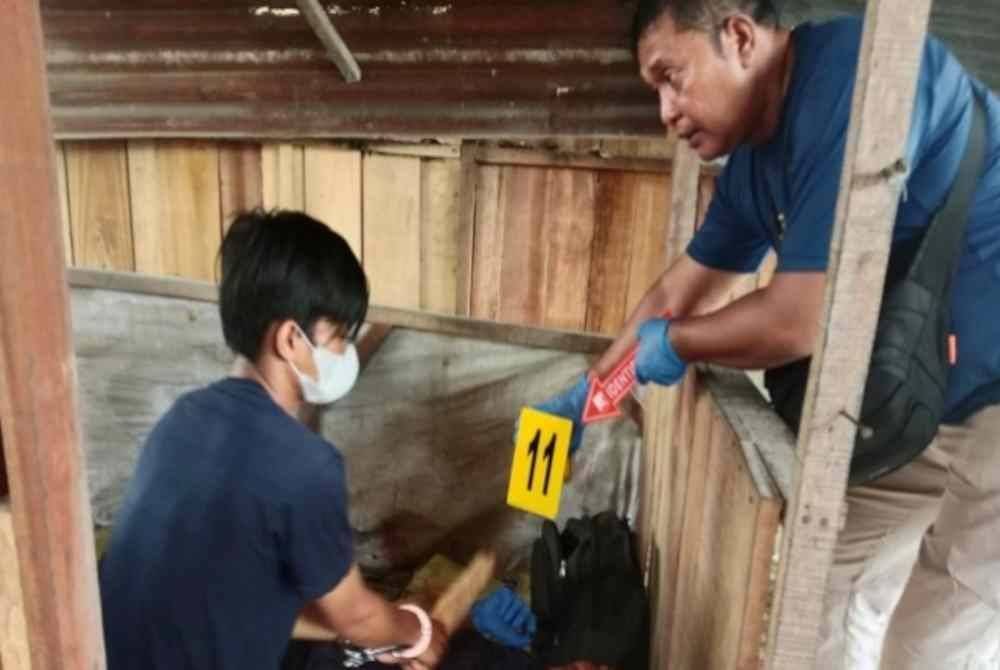 Polis sedang ke lokasi dan membuat sorotan semula kejadian. - Foto: Agensi