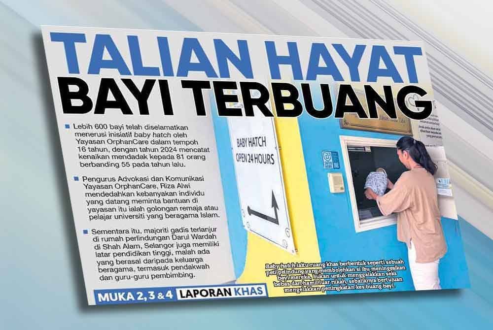 Laporan Sinar Harian pada Ahad.