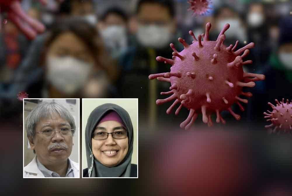 Jangkitan HMPV bersifat ringan dan boleh sembuh dalam tempoh seminggu kecuali bagi pesakit yang mempunyai penyakit kronik. Gambar kecil dari kiri: Dr Sazaly, Dr Sharifa Ezat