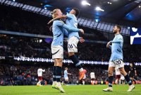 Haaland ledak dua gol berdepan West Ham di Stadium Etihad. Foto Agensi