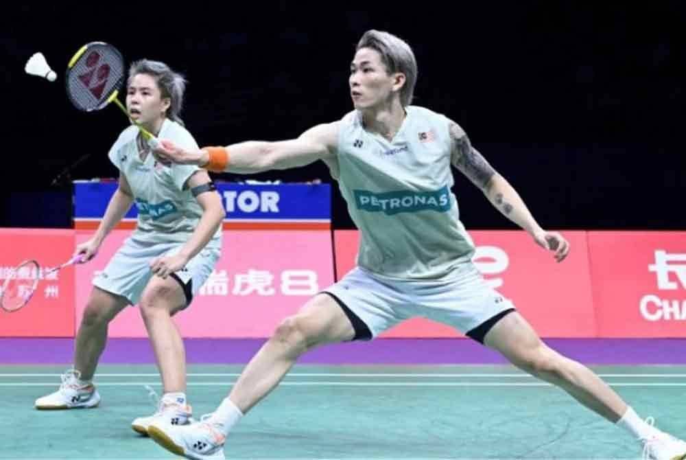 Tang Jie (kanan) dan Ee Wei menjadi taruhan untuk menaiki podium pada Terbuka Malaysia minggu depan. Foto Agensi.