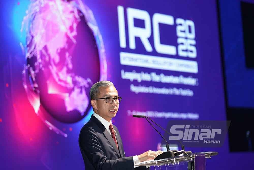 Fahmi menyampaikan ucapan pada majlis International Regulatory Conference (IRC) 2025 yang diadakan pada Selasa.